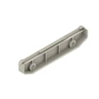 WEIDMULLER - Piastra terminale (custodia sagomata), Larghezza: 22 , IP20 installato, PA 66, grigio sasso