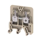 WEIDMULLER - Morsettiera passante, Collegamento a vite, beige, 10 mm², 57 A, 600 V, Numero di collegamenti: 2