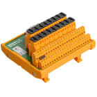 WEIDMULLER - Modulo d'interfaccia con relè, LM2N 5.08 mm, Collegamento a vite, Connettore maschio RSV 1,6, 24-pole female, 2 fili, Indicatore di stato a LED per ca