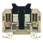 WEIDMULLER - Morsetto componibile portafusibile, Collegamento a vite, Beige scuro, 10 mm², 6.3 A, 440 V, Numero di collegamenti: 2, Numero di piani: 1, TS 35
