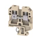 WEIDMULLER - Morsettiera passante, Collegamento a vite, beige / giallo, 4 mm², 32 A, 800 V, Numero di collegamenti: 2