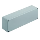 WEIDMULLER - Custodia in metallo, Larghezza: 250 mm, Posizione verticale: 80 mm, Profondità: 55 mm, Rivestito a polvere, strutturato, Piastra a flangia: No, allumi
