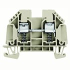WEIDMULLER - Morsettiera passante, Collegamento a vite, Beige scuro, 6 mm², 41 A, 630 V, Numero di collegamenti: 2