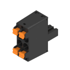 WEIDMULLER - Connettore PCB (collegamento del conduttore), 320 V, 20.8 A, Passo in mm: 5.08, 3.31 mm², Numero di poli: 2, PUSH IN con attuatore, Box