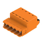 WEIDMULLER - Connettore PCB (collegamento del conduttore), 320 V, 25.9 A, Passo in mm: 5.08, 3.31 mm², Numero di poli: 5, PUSH IN con attuatore, Box
