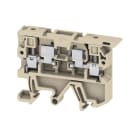 WEIDMULLER - Morsetto componibile portafusibile, collegamento a vite, beige/giallo, 4 mm², 6.3 A, 115 V, 2 collegamenti, 1 piano, TS 35, ASK 1/EN LD 56K 115VDC.
