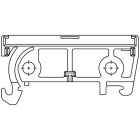 WEIDMULLER - Piastra terminale (custodia sagomata), Larghezza: 8, IP00, PA 66, arancione AP 45/LI OR 1665.