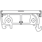 WEIDMULLER - Piastra terminale (custodia sagomata), Larghezza: 8, IP00, PA 66, arancione AP 45/RE OR 1665.