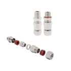 WEIDMULLER - Pressacavo Ex in metallo, diritto, 1" NPT, 17.3 mm, Armatura a filo singolo, 1.6 - 2 mm, OD min. 26 - max. 34 mm, ID min. 19.50 - max. 26.30 mm, E1W/32/NPT1-WM.