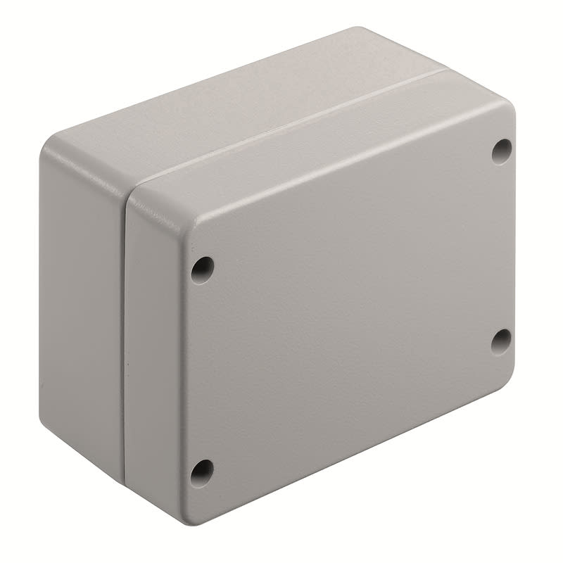 WEIDMULLER - Custodia in metallo Ex, 170 x 130 x 90 mm, Rivestito a polvere, KLIPPON K5 EX RAL7001, M5 torx stainless steel screws with slot.