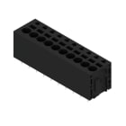 WEIDMULLER - Morsetto per circuito stampato 320V 24A Passo 5.00mm² 10 poli PUSH IN senza attuatore Collegamento a saldare THT 180° LMFS 5.00/10/180 3.5SN BK BX