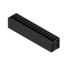 WEIDMULLER - Morsetto per circuito stampato 320V 24A Passo 5.00mm² 2.5mm² 15 poli PUSH IN senza attuatore Collegamento a saldare THT 180° LMFS 5.00/15/180 3.5SN BK BX