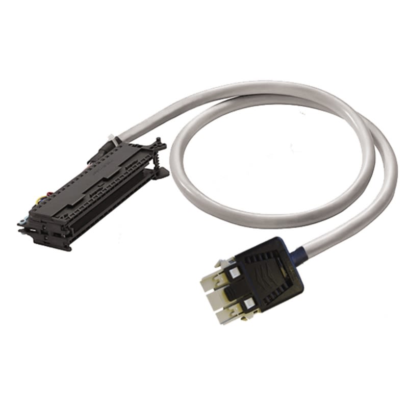 WEIDMULLER - Filo PLC per segnali digitali, 24 poli, Cavo LiYY da 2.5 m, sezione 0.25 mm², codice PAC-S1500-RV24-V0-2M5.