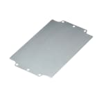 WEIDMULLER - Piastra di montaggio Klippon POK in policarbonato, dimensioni 583 x 203 x 1.5 mm, lamiera d'acciaio zincata, colore argento, modello POK MOPL 2560 MINI.