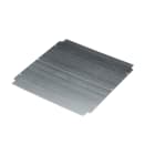 WEIDMULLER - Piastra di montaggio Klippon POK in policarbonato, dimensioni 383 x 359 x 1.5 mm, realizzata in lamiera d'acciaio zincata, colore argento, modello POK MOPL 4040 MINI.