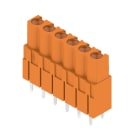 WEIDMULLER - Connettori per circuito stampato 320V 23A Passo 5.08mm 6 poli Collegamento saldare THT BLL 5.08/06/180 4.5 SN OR BX.