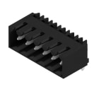 WEIDMULLER - Connettori per circuito stampato, 160V, 17A, Passo 3.50mm, 6 poli, Collegamento saldare THT, SL 3.50/06/90G 3.2SN BK BX.