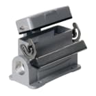WEIDMULLER - Custodia di base con connettori a innesto industriali, gancio longitudinale in basso, dimensione 5, IP65 in condizione innestata HDC 16A SDLU 1M25G.