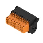 WEIDMULLER - Connettori per circuito stampato, 160V, 10.6A, Passo 3.50mm, 1mm², 16 poli, Molla autobloccante, B2L 3.50/16/180LHQV8 SN BK BX.
