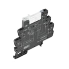 WEIDMULLER - Modulo a relè TRS 48VUC con LED verde, raddrizzatore e 1 contatto di scambio AGSNO, 250V AC, 6A, collegamento a vite e tasto di prova disponibile.