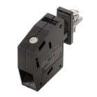 WEIDMULLER - Morsetto passante 500V 76A Larghezza 12mm 25mm² Capicorda ad anello a forcella Box WGK 16 VP BK BX.