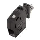 WEIDMULLER - Morsetto passante 500V 76A Larghezza 12mm 25mm² Capicorda ad anello a forcella Box WGK 16 VP BK BX.