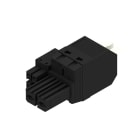 WEIDMULLER - Connettore ibrido 7.62 mm, Numero di poli: 2, PUSH IN con attuatore BVFL 7.62HP/02/180 BCF/04R SN BK BX.