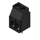 WEIDMULLER - Morsetto per circuito stampato 320V 32.5A Passo 5.08mm 6mm² 2 poli Collegamento a vite/saldare THT 90° Box LL 5.08/02/90 4.5SN BK BX.