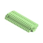 WEIDMULLER - Connettori per circuito stampato, 320V, 27A, Passo 5.08mm, 2.5mm², 16 poli, Collegamento TOP, BLT 5.08HC/16/180F SN GN BX.