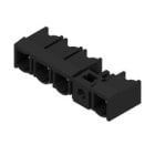 WEIDMULLER - Connettori per circuito stampato 500V 29A Passo 7.62mm 4 poli Collegamento saldare THT SL 7.62IT/04/90MF4 3.2SN BK BX.