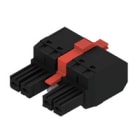 WEIDMULLER - Connettore 7.62mm BVF 7.62HP/04/180MF3 SN BK BX PRT.