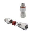 WEIDMULLER - Pressacavo Ex in metallo, diritto, 3/4" NPT, 13.9 mm, ottone nichelato, OD min. 10 - OD max. 14 mm, codice A2LC/20/NPT3/4-NPT3/4F.