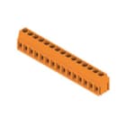 WEIDMULLER - Morsetto per circuito stampato 320V 17.5A Passo 5.00mm 2.5mm² 15 poli Collegamento a vite/saldare THT 90° LM 5.00/15/90 3.5SN OR BX