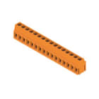 WEIDMULLER - Morsetto per circuito stampato 320V 17.5A Passo 5.00mm 2.5mm² 16 poli Collegamento a vite/saldare THT 90° LM 5.00/16/90 3.5SN OR BX