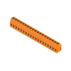 WEIDMULLER - Morsetto per circuito stampato 320V 17.5A Passo 5.00mm 2.5mm² 19 poli Collegamento a vite/saldare THT 90° LM 5.00/19/90 3.5SN OR BX