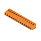 WEIDMULLER - Morsetto per circuito stampato 320V 17.5A Passo 5.00mm 2.5mm² 14 poli Collegamento a vite/saldare THT 180° LM 5.00/14/180 3.5SN OR BX