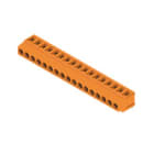 WEIDMULLER - Morsetto per circuito stampato 320V 17.5A Passo 5.00mm 2.5mm² 17 poli Collegamento a vite/saldare THT 180° LM 5.00/17/180 3.5SN OR BX