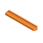 WEIDMULLER - Morsetto per circuito stampato 320V 17.5A Passo 5.00mm 2.5mm² 19 poli Collegamento a vite/saldare THT 180° LM 5.00/19/180 3.5SN OR BX