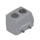 WEIDMULLER - Custodia con entrata cavo dall'alto e gancio trasversale in basso HDC 10B TOBU 2M25G CS.