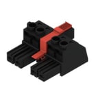WEIDMULLER - Connettori per circuito stampato, 1000V, 57A, Passo 7.62mm, 10mm², 4 poli, Collegamento a vite, Box BVZ 7.62IT/04/180MF3 SN BK BX.