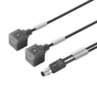 WEIDMULLER - Cavo valvola, Connettore diritto per valvole, Forma A (18 mm), M12 = codificato A SAIL-ZW-VSA-1.0U