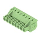 WEIDMULLER - Connettori per circuito stampato, 320V, 17.5A, Passo 5.08mm, 4mm², 8 poli, Collegamento a vite, BLZP 5.08HC/08/225B SN GN BX.