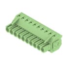 WEIDMULLER - Connettori per circuito stampato, 320V, 17.5A, Passo 5.08mm, 4mm², 10 poli, Collegamento a vite, BLZP 5.08HC/10/225B SN GN BX.