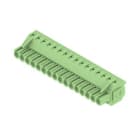 WEIDMULLER - Connettori per circuito stampato, 320V, 17.5A, Passo 5.08mm, 4mm², 16 poli, Collegamento a vite, BLZP 5.08HC/16/225B SN GN BX.