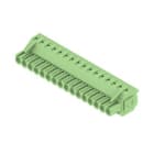 WEIDMULLER - Connettori per circuito stampato, 320V, 17.5A, Passo 5.08mm, 4mm², 16 poli, Collegamento a vite, BLZP 5.08HC/16/225B SN GN BX.