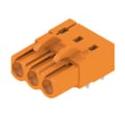 WEIDMULLER - Connettori per circuito stampato 320V 23A Passo 5.08mm Numero poli 3 Collegamento saldare THT BLL 5.08/03/90 3.2 SN OR BX TB.