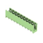 WEIDMULLER - Connettori per circuito stampato 320V 24A Passo 5.08mm 10 poli Collegamento saldare THT SL 5.08HC/10/180 3.2SN GN BX.
