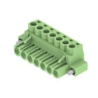 WEIDMULLER - Connettori per circuito stampato, 320V, 23A, Passo 5.08mm, 4mm², 7 poli, Collegamento a vite, Box BLZP 5.08HC/07/180F SN GN BX.
