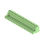 WEIDMULLER - Connettori per circuito stampato, 320V, 23A, Passo 5.08mm, 4mm², 18 poli, Collegamento a vite, Box BLZP 5.08HC/18/180 SN GN BX.