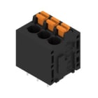 WEIDMULLER - Morsetto per circuito stampato 320V 24A Passo 5.00mm² 3 poli PUSH IN attuatore Collegamento saldare THT 180° LMF 5.00/03/180 3.5SN BK BX